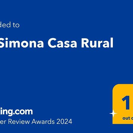 La Simona Casa Rural Perales del Puerto Eksteriør billede